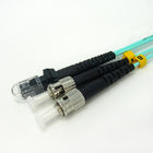 2.0mm 10G LC to LC Pigtail Fiber Cable / Multimode OM3 Patch Cord Pigtail
