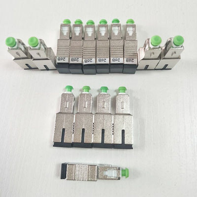 SC APC Fiber Optic Attenuators / Male And Female Fixed Single Mode Fiber Attenuator